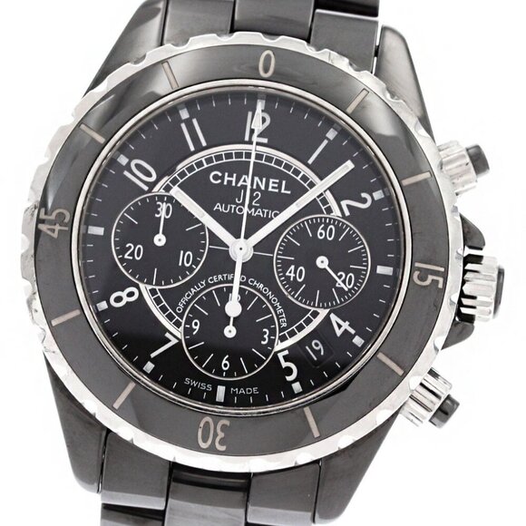 CHANEL J12 H0940 41MM Black Ceramic black Dial Automatic Men's Watch_881868 - Picture 1 of 6